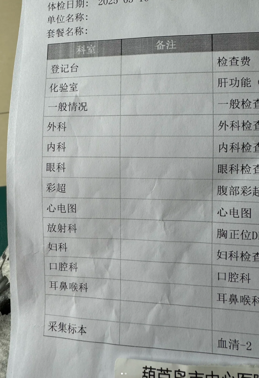 张掖找人代替抽血葫芦岛入职体检报告-第1张图片-代解忧